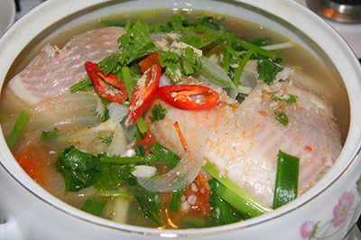 Canh chua cá diêu hồng