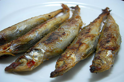 Cá trứng nướng