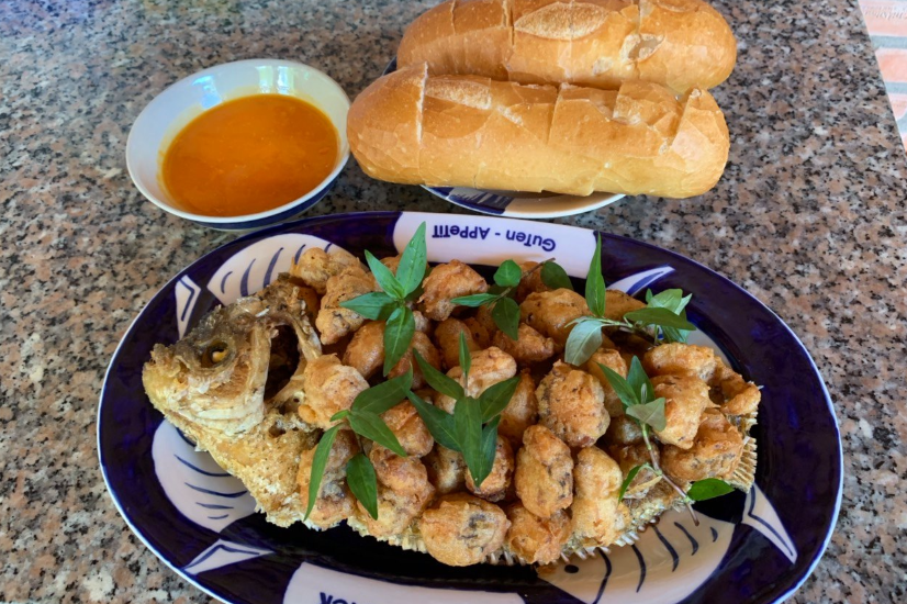 Cá tai tượng sốt cam