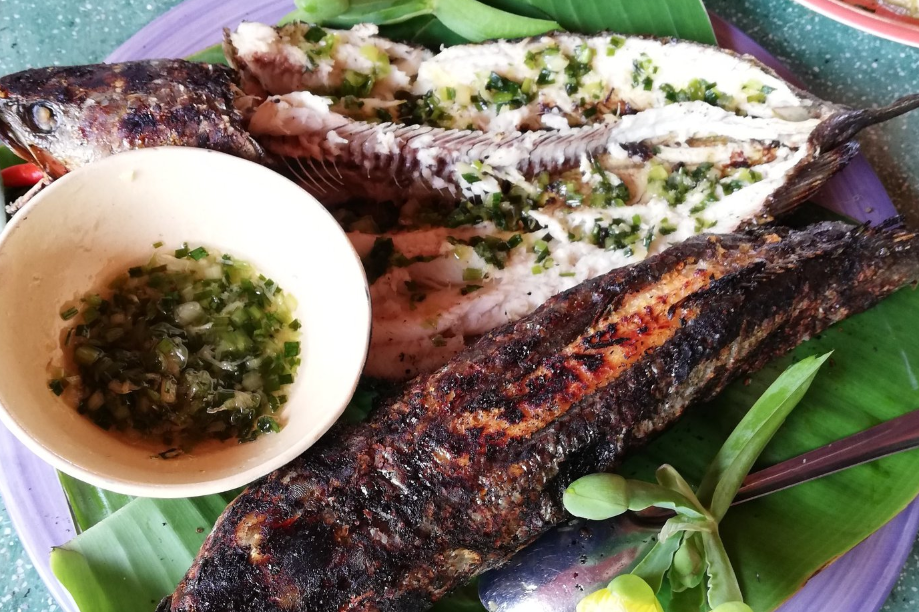 Cá lóc đồng nướng