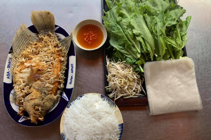 Cá tai tượng chiên xù