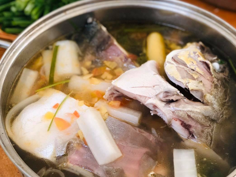 CÁ CHIM NẤU NGÓT