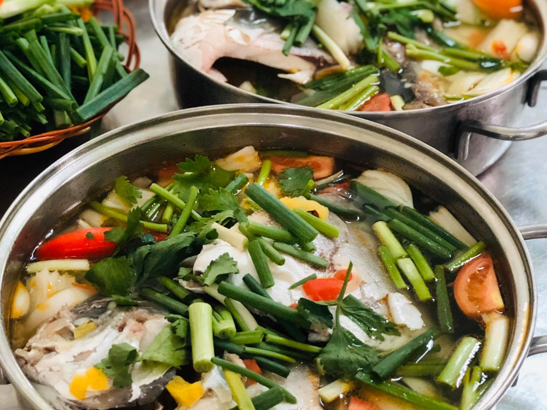 Cá chim nấu ngót