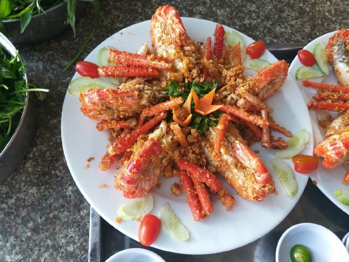 Tôm càng cháy tỏi