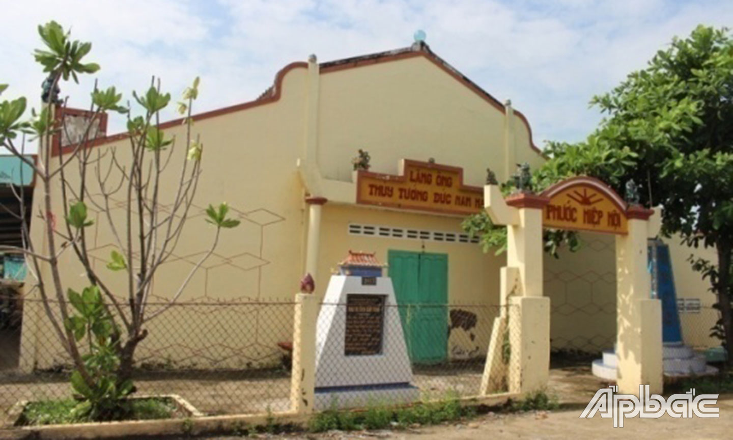 LĂNG ÔNG NAM HẢI XÃ TÂN PHƯỚC: Nơi lưu giữ những giá trị văn hóa và sự kiện cách mạng