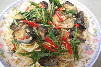 Gỏi ốc hoa chuối