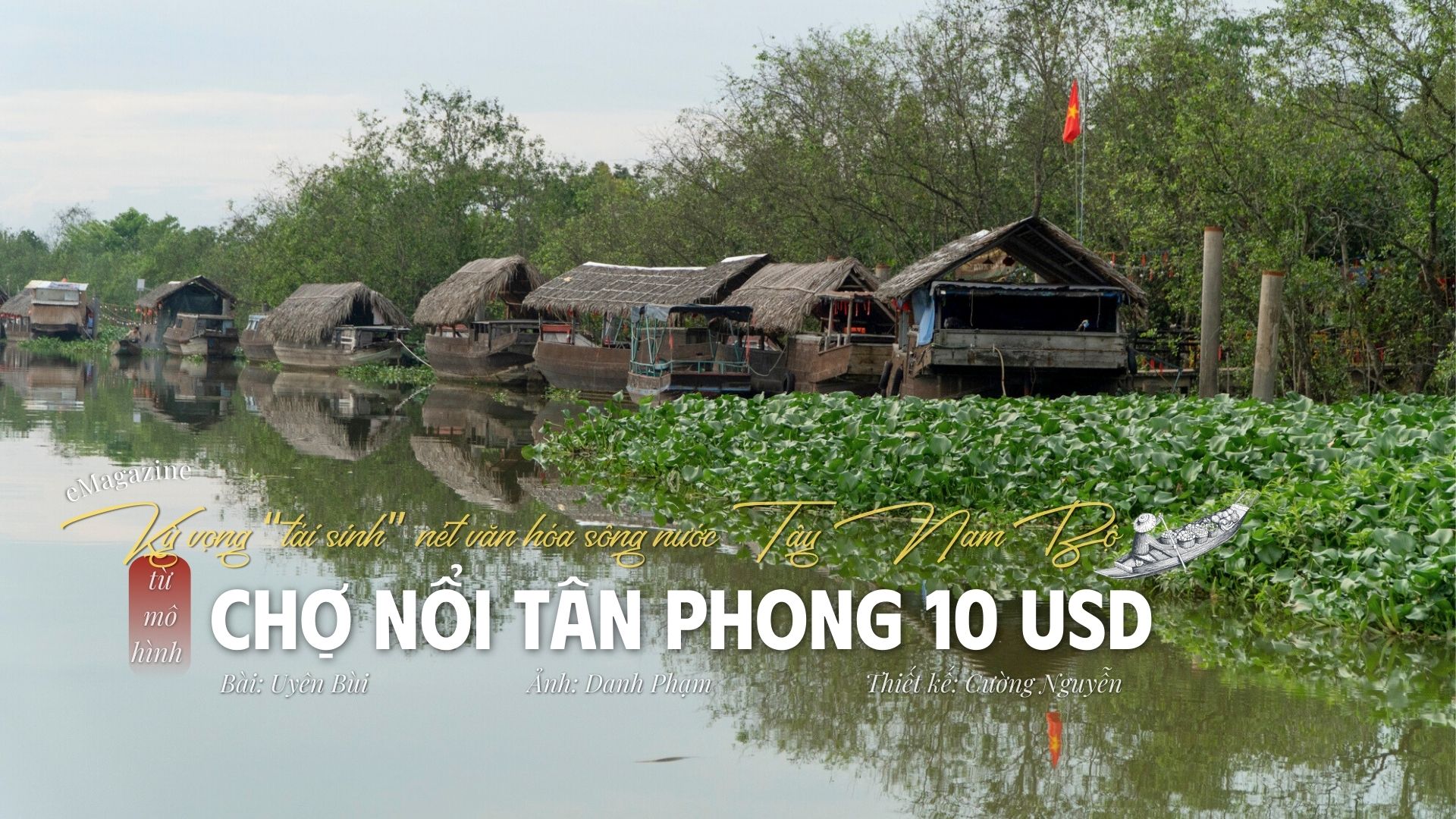 Kỳ vọng tái sinh nét văn hóa sông nước Tây Nam Bộ với mô hình chợ nổi 10 USD